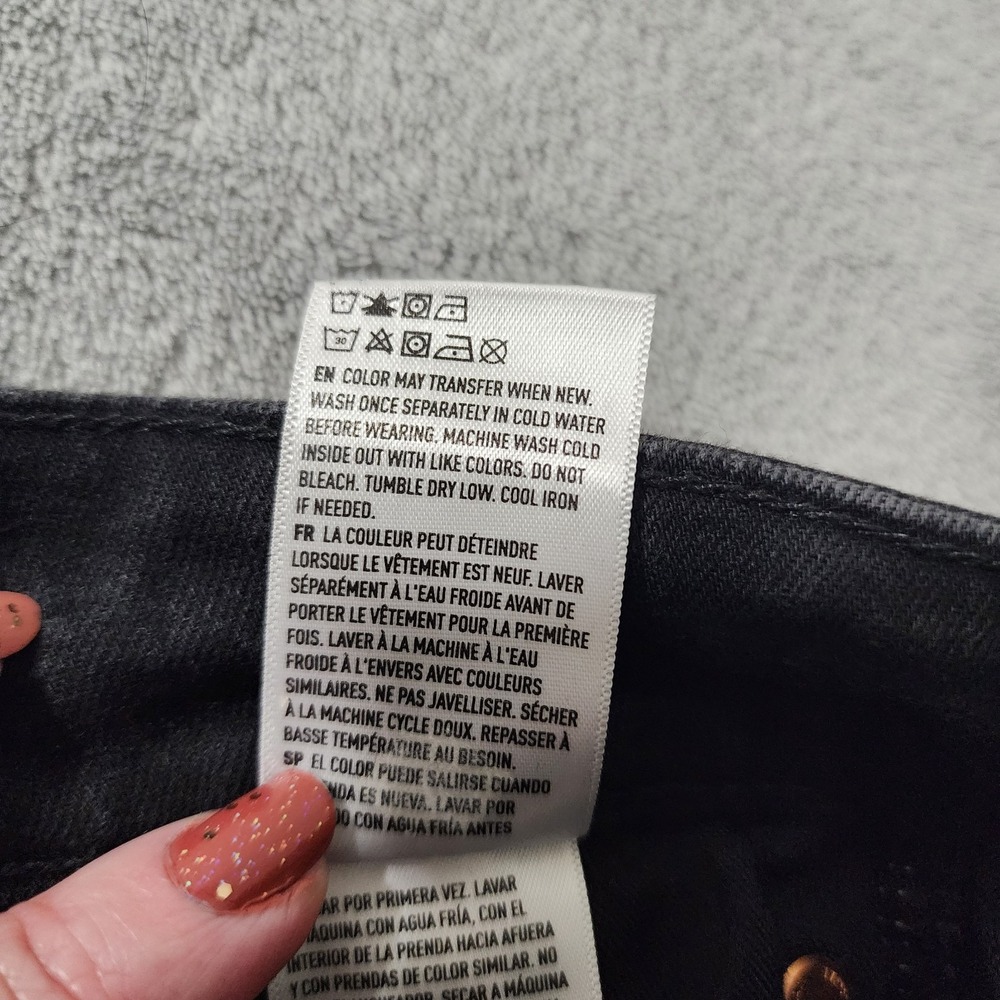 American Eagle Jean's Men's Size 29 Waist 28 Inseam Black AirFlex - Picture 6 of 11
